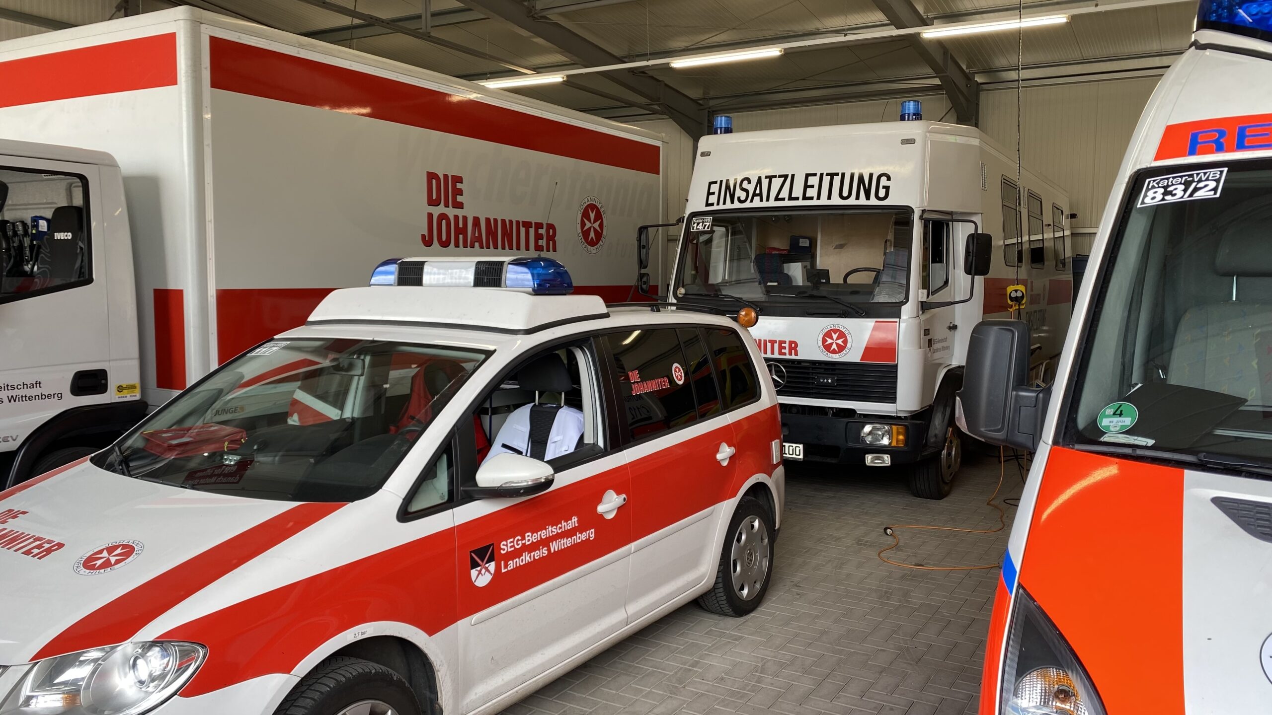 Zu Besuch bei der Schnelleinsatzgruppe in Kemberg.