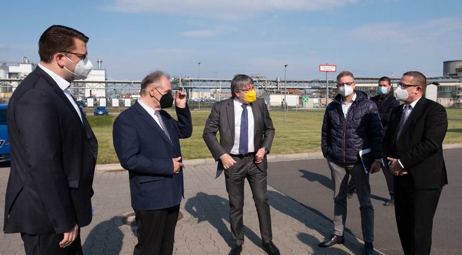 Mit dem Ministerpräsidenten zu Gast bei SKW