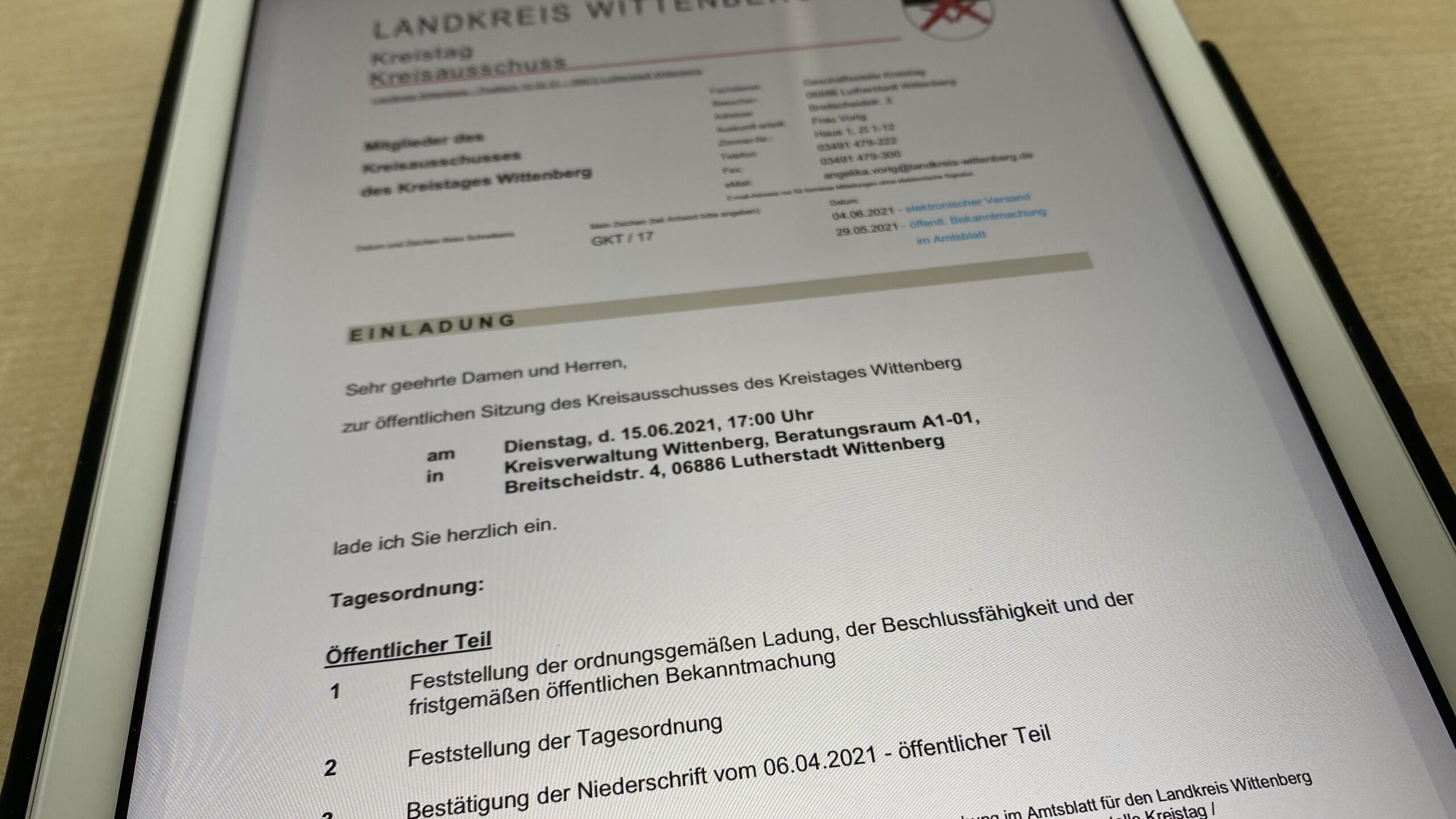 Der Kreisausschuss hat viel zu tun.